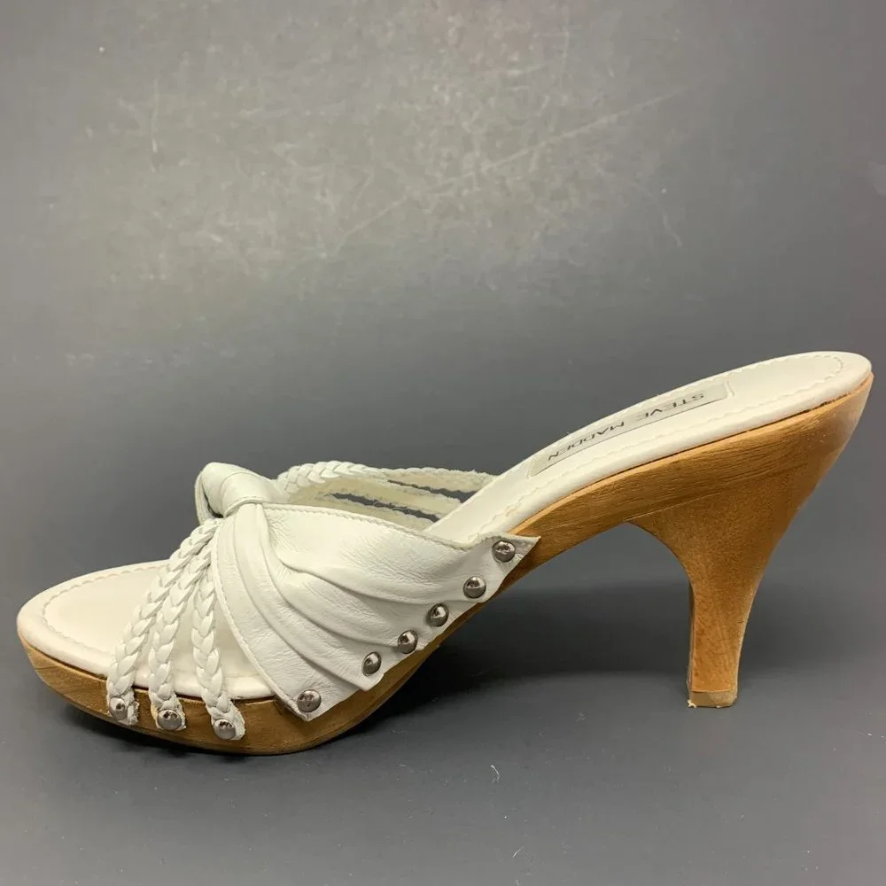 (SOLD)Steve Madden Knotted Leather Mule - Picture 9 of 9